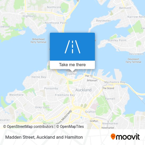 Madden Street map
