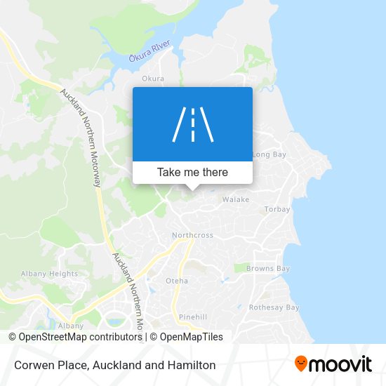 Corwen Place map