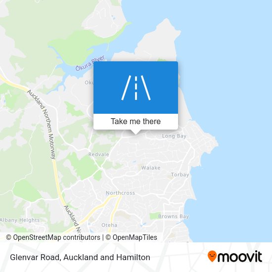 Glenvar Road map