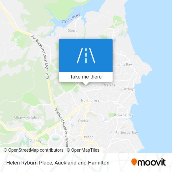 Helen Ryburn Place map