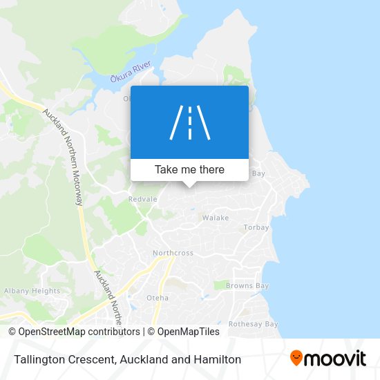 Tallington Crescent map