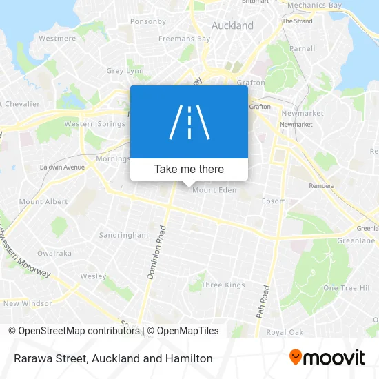 Rarawa Street map