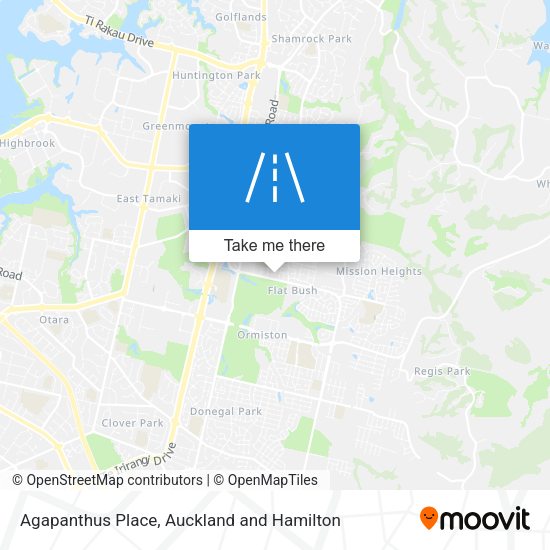 Agapanthus Place map