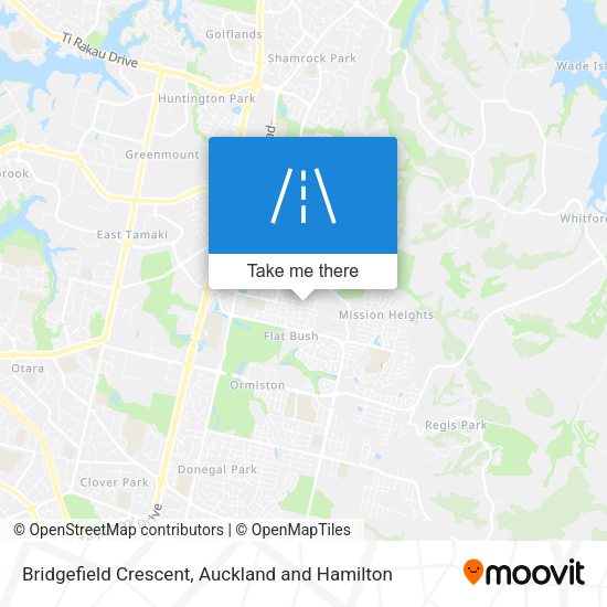 Bridgefield Crescent map