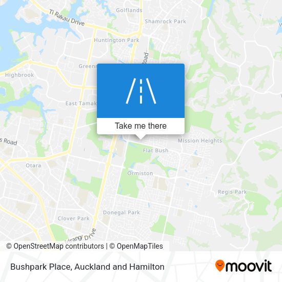 Bushpark Place map