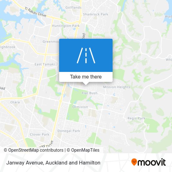 Janway Avenue map