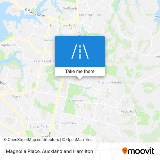 Magnolia Place map