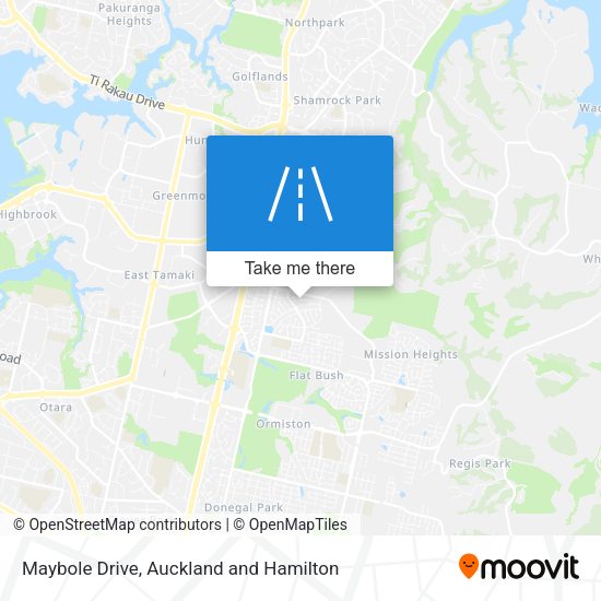 Maybole Drive map