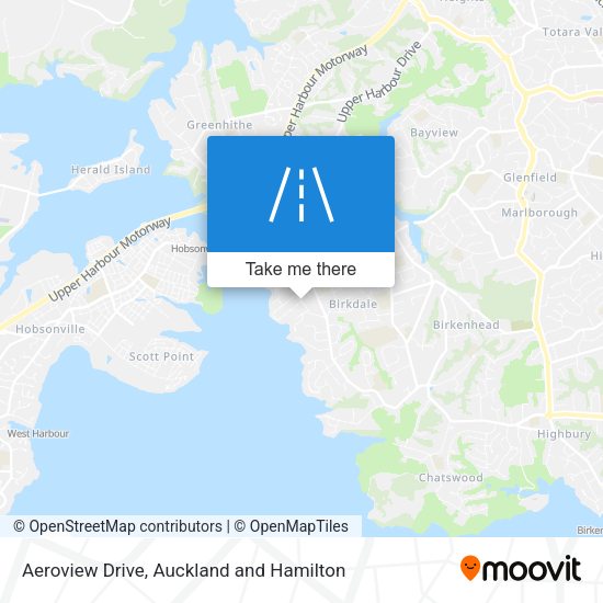 Aeroview Drive map
