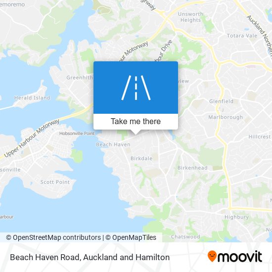 Beach Haven Road map