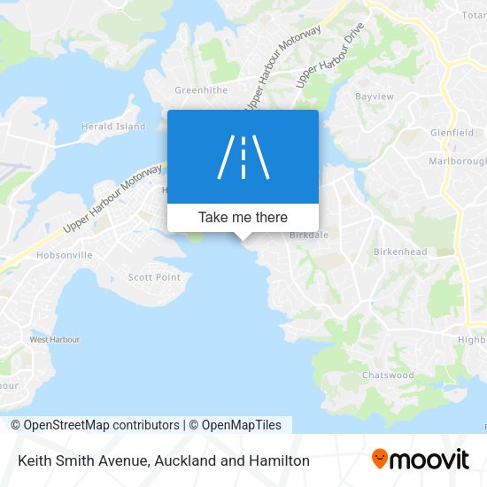Keith Smith Avenue map