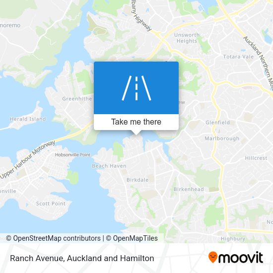 Ranch Avenue map