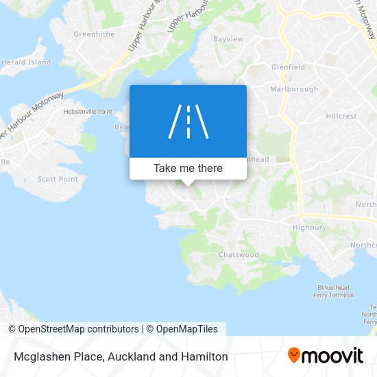 Mcglashen Place map