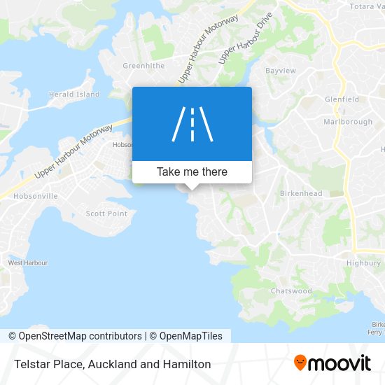 Telstar Place map