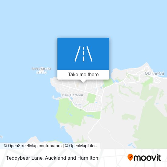 Teddybear Lane map