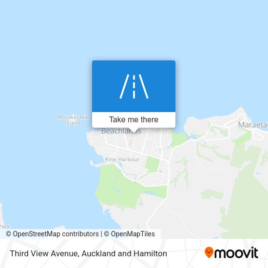 Third View Avenue map