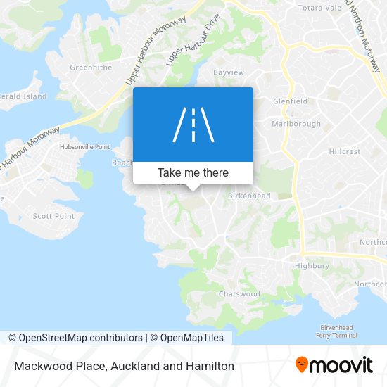 Mackwood Place map