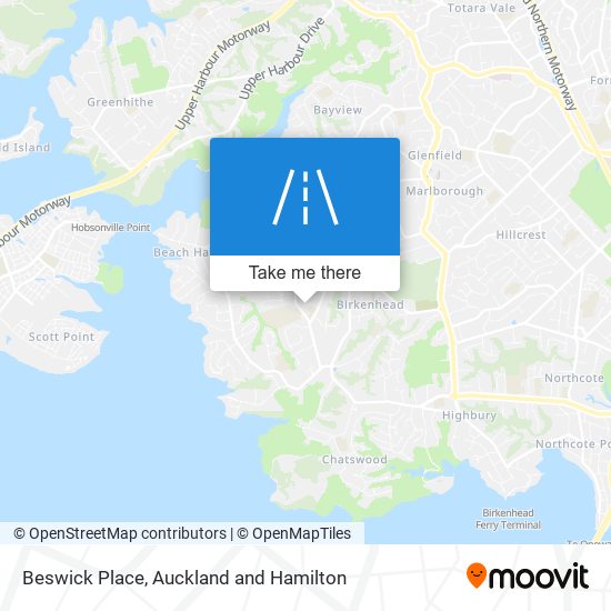 Beswick Place map