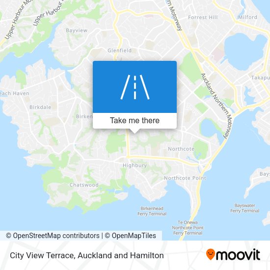 City View Terrace map