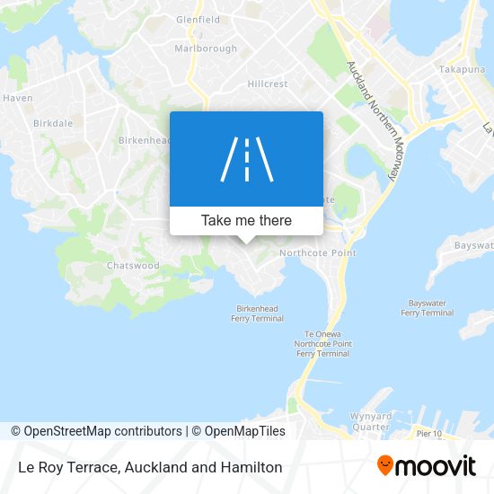 Le Roy Terrace map
