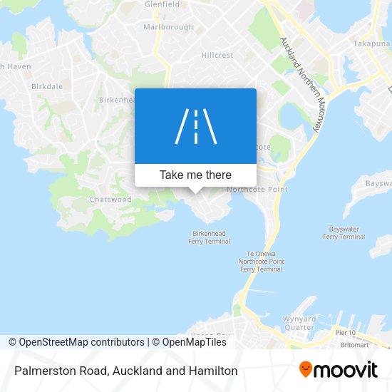 Palmerston Road map