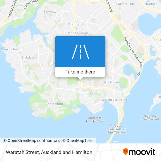 Waratah Street map