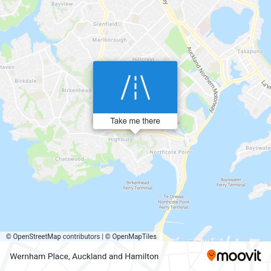 Wernham Place map