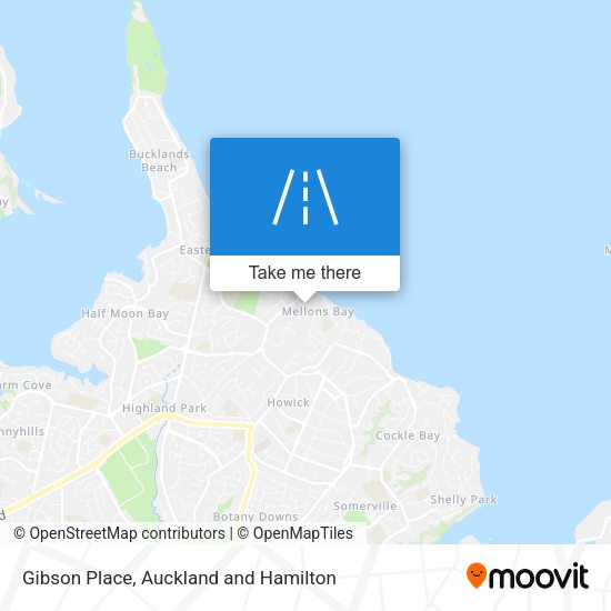 Gibson Place map