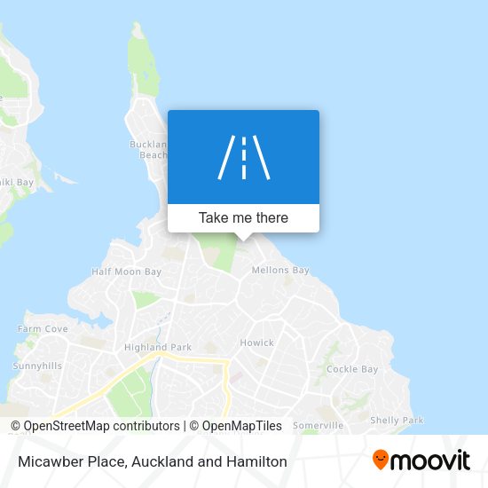 Micawber Place map