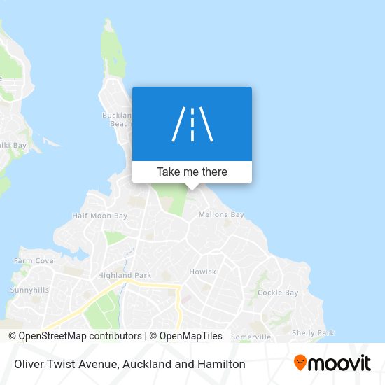 Oliver Twist Avenue map