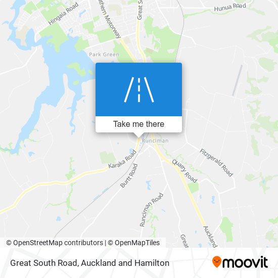 Great South Road map