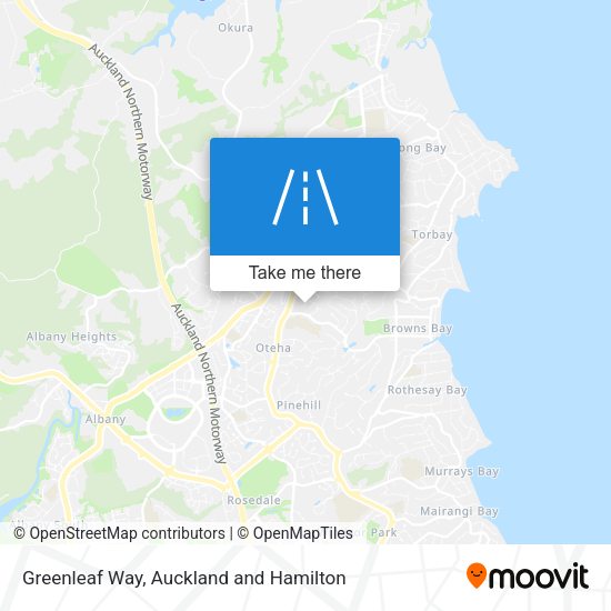 Greenleaf Way map