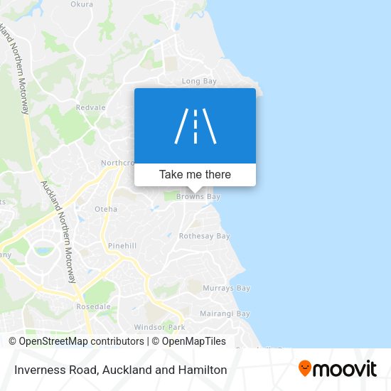 Inverness Road map
