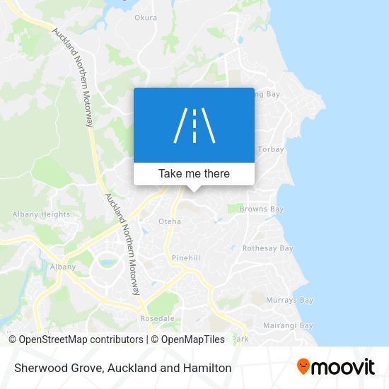 Sherwood Grove map
