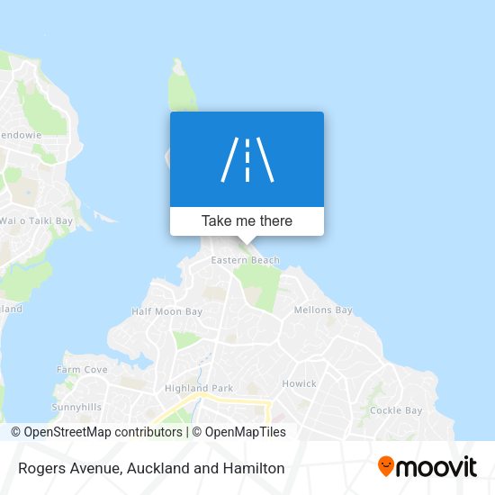 Rogers Avenue map