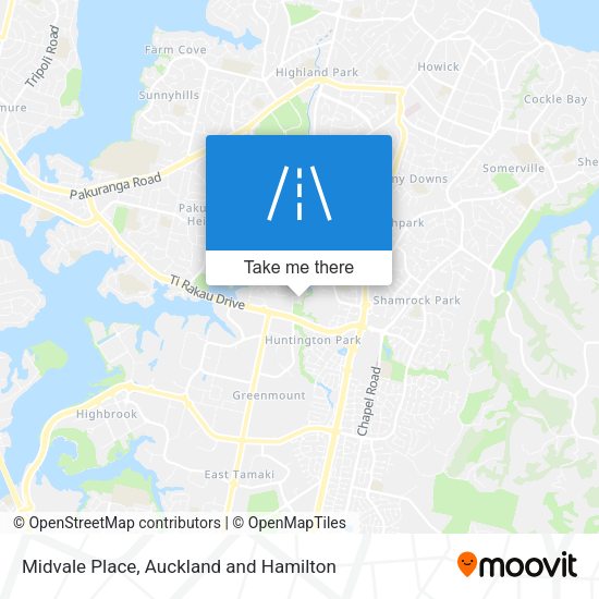 Midvale Place map