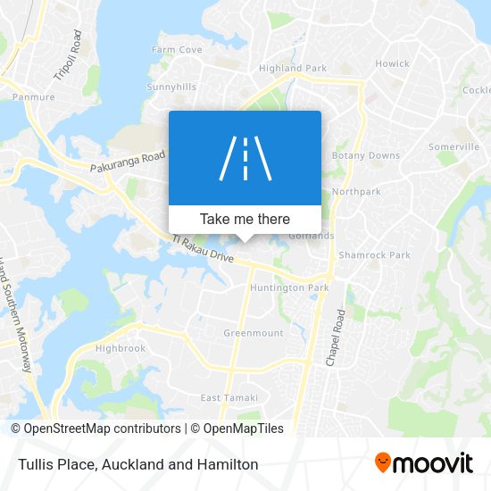 Tullis Place map