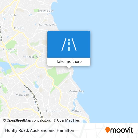 How to get to Huntly Road, Campbells Bay by bus?