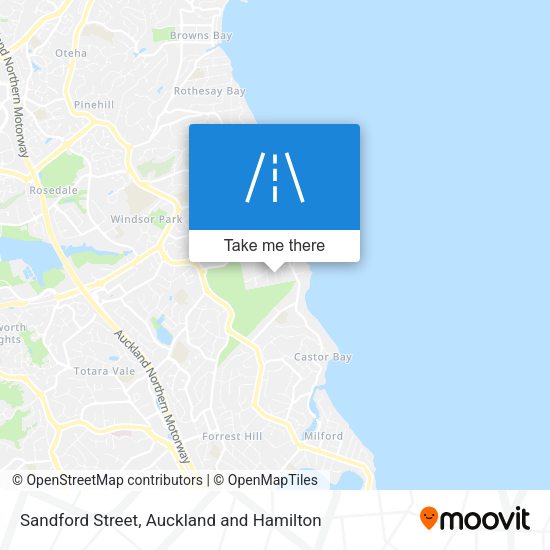 Sandford Street map