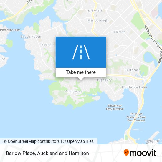 Barlow Place map