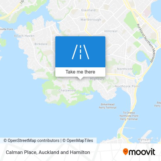 Calman Place map