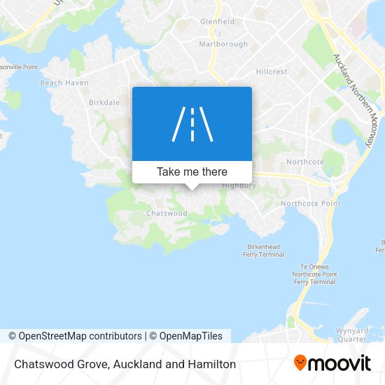 Chatswood Grove map