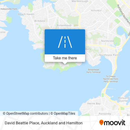 David Beattie Place map