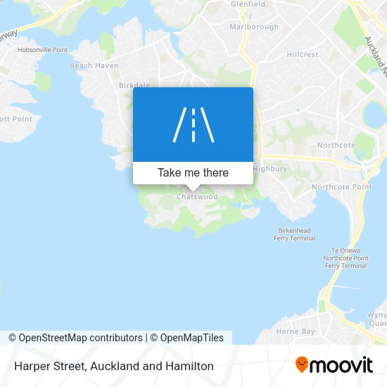 Harper Street map