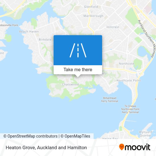 Heaton Grove map