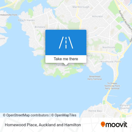Homewood Place map