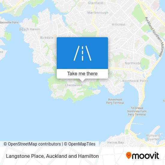 Langstone Place map