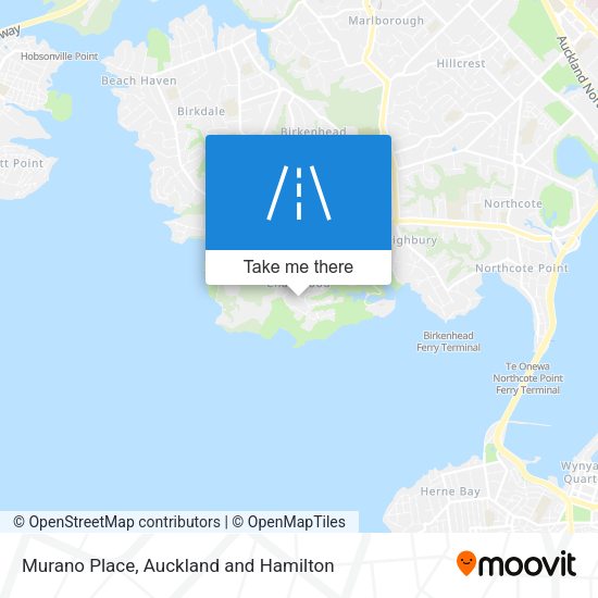 Murano Place map