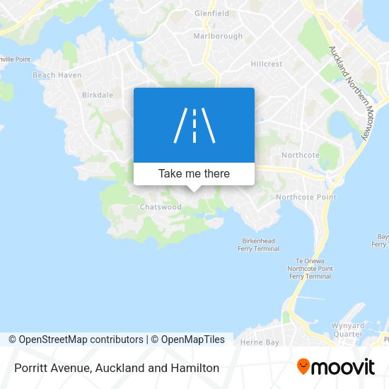 Porritt Avenue map