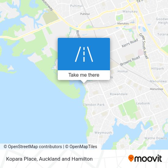 Kopara Place map